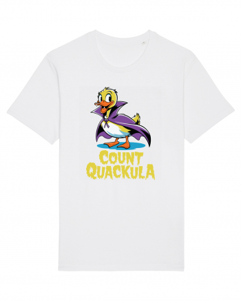 Count Quackula Funny Duck Halloween White