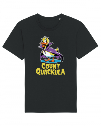 Count Quackula Funny Duck Halloween Black