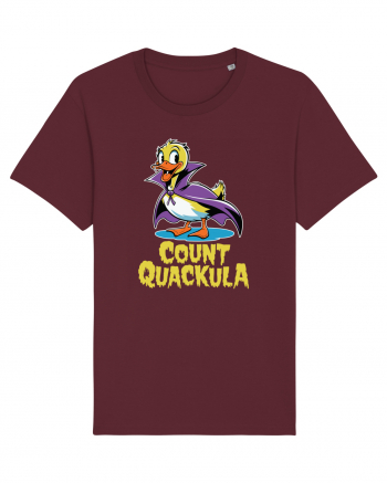 Count Quackula Funny Duck Halloween Burgundy