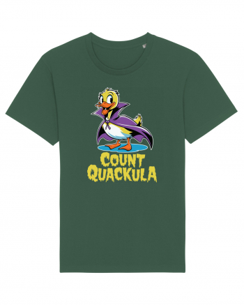 Count Quackula Funny Duck Halloween Bottle Green