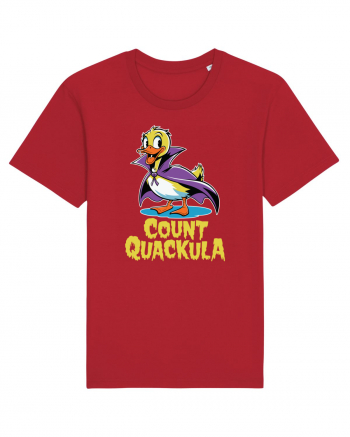 Count Quackula Funny Duck Halloween Red