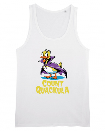 Count Quackula Funny Duck Halloween White