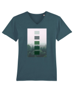 Green Forest Tricou mânecă scurtă guler V Bărbat Presenter