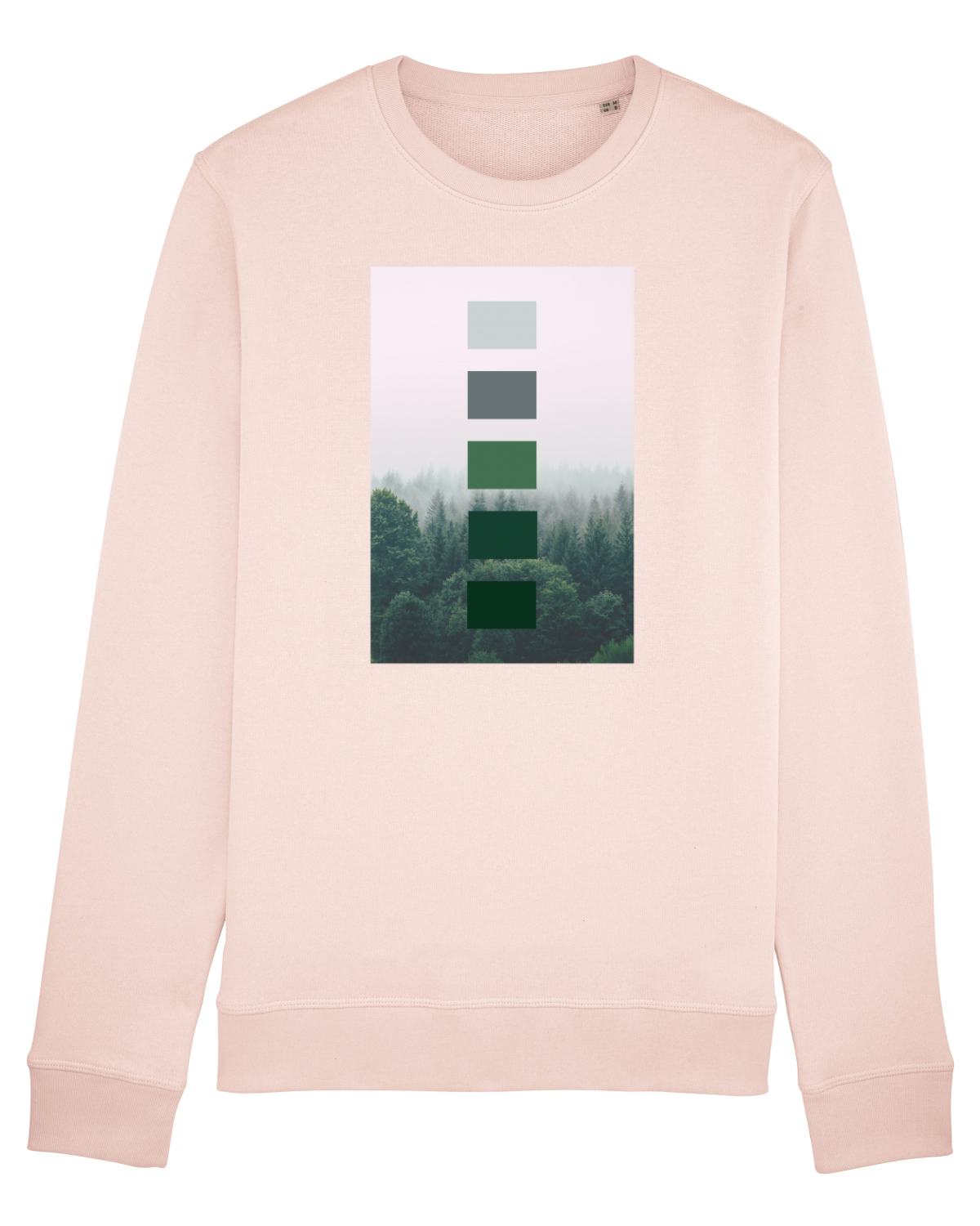 Bluză mânecă lungă Unisex Rise Candy Pink