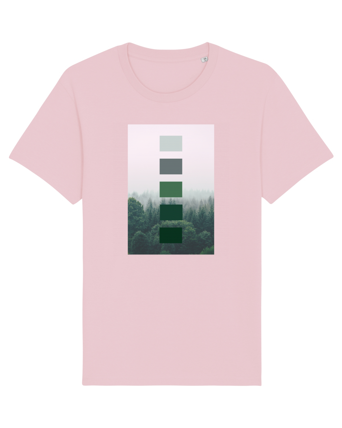 Tricou mânecă scurtă Unisex Rocker Cotton Pink