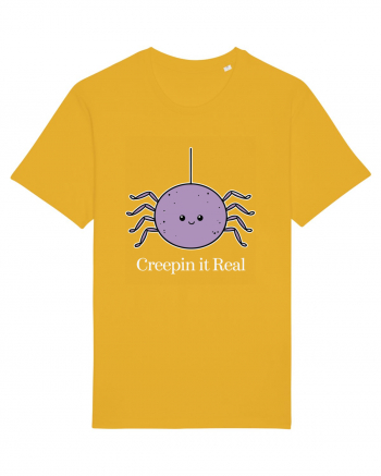 Creepin' It Real Funny Halloween Spider Spectra Yellow