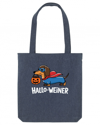 HalloWeiner Funny Halloween SuperDog Midnight Blue