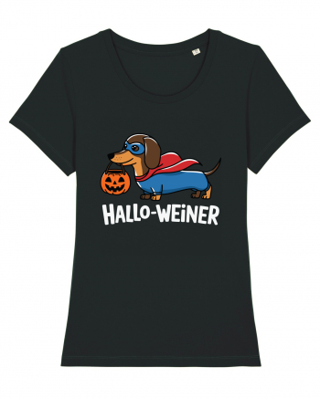 HalloWeiner Funny Halloween SuperDog Black