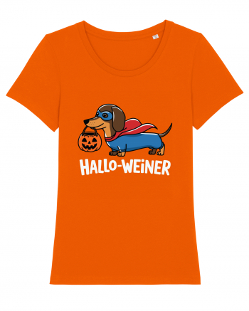 HalloWeiner Funny Halloween SuperDog Bright Orange