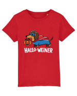 HalloWeiner Funny Halloween SuperDog Tricou mânecă scurtă  Copii Mini Creator