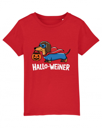 HalloWeiner Funny Halloween SuperDog Red