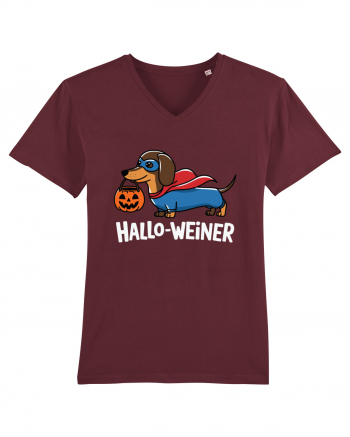 HalloWeiner Funny Halloween SuperDog Burgundy