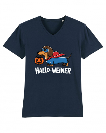 HalloWeiner Funny Halloween SuperDog French Navy