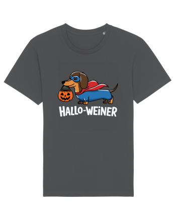 HalloWeiner Funny Halloween SuperDog Anthracite