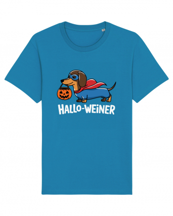 HalloWeiner Funny Halloween SuperDog Azur