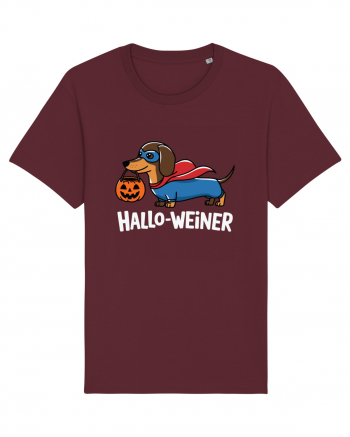 HalloWeiner Funny Halloween SuperDog Burgundy