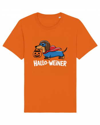 HalloWeiner Funny Halloween SuperDog Bright Orange