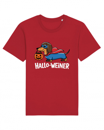 HalloWeiner Funny Halloween SuperDog Red