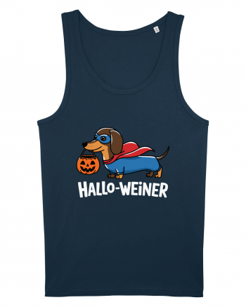 HalloWeiner Funny Halloween SuperDog Navy