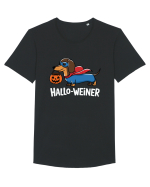 HalloWeiner Funny Halloween SuperDog Tricou mânecă scurtă guler larg Bărbat Skater