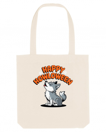 Happy Howloween Funny Halloween Wolf Natural