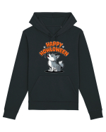 Happy Howloween Funny Halloween Wolf Hanorac Unisex Drummer