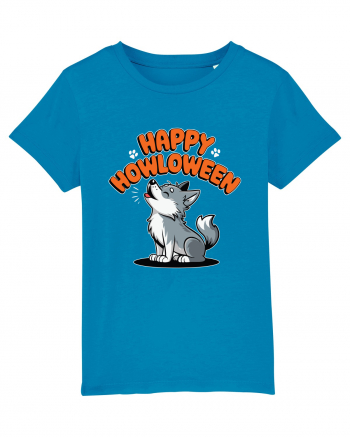 Happy Howloween Funny Halloween Wolf Azur