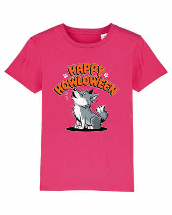 Happy Howloween Funny Halloween Wolf Raspberry