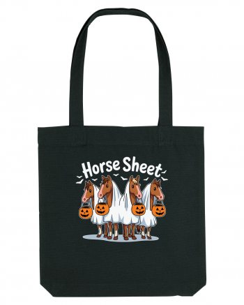 Horse Sheet Halloween Ghost Horse Black