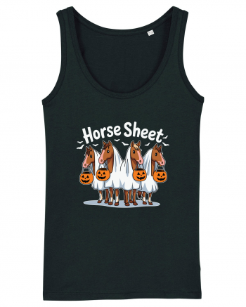 Horse Sheet Halloween Ghost Horse Black