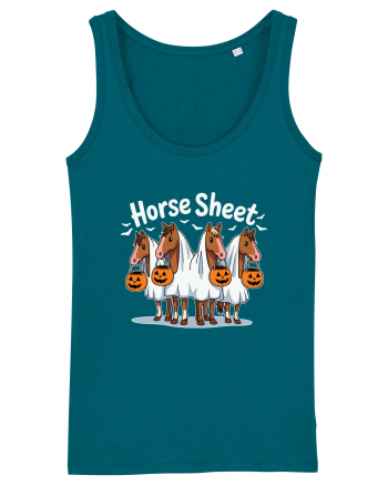 Horse Sheet Halloween Ghost Horse Ocean Depth