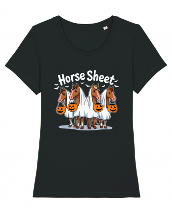 Horse Sheet Halloween Ghost Horse Black