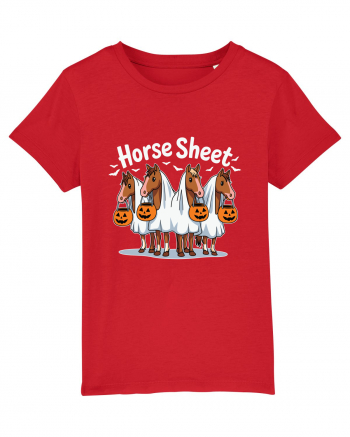 Horse Sheet Halloween Ghost Horse Red