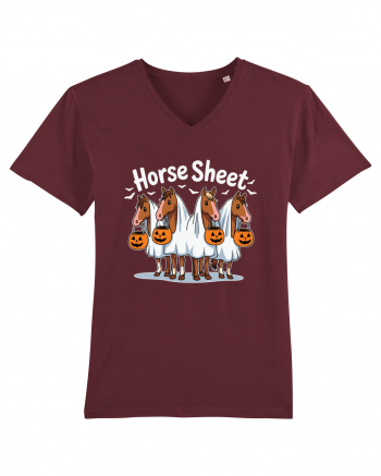 Horse Sheet Halloween Ghost Horse Burgundy