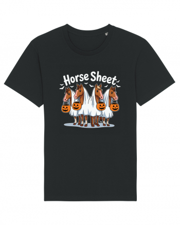 Horse Sheet Halloween Ghost Horse Black