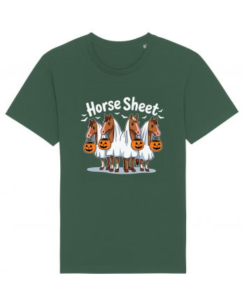 Horse Sheet Halloween Ghost Horse Bottle Green