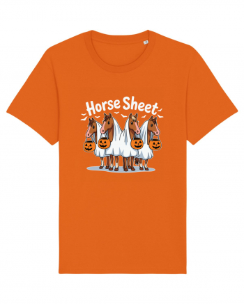 Horse Sheet Halloween Ghost Horse Bright Orange