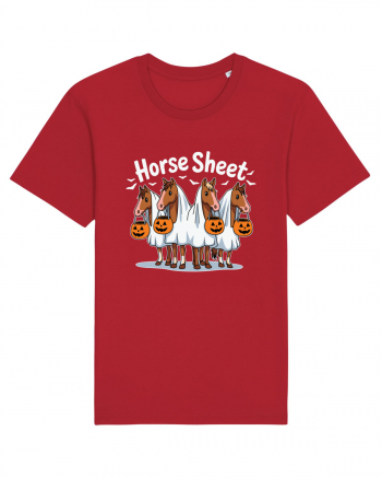 Horse Sheet Halloween Ghost Horse Red