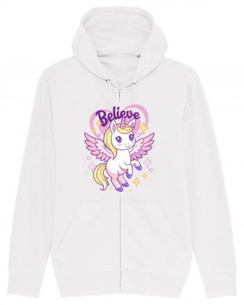 Uniicorn blond dragut - Believe White