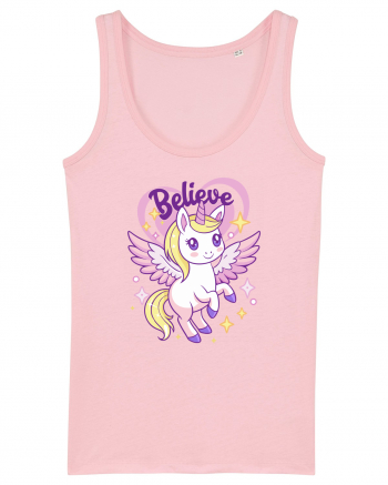 Uniicorn blond dragut - Believe Cotton Pink