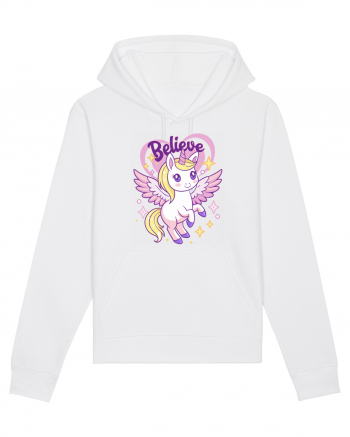 Uniicorn blond dragut - Believe White