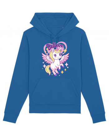 Uniicorn blond dragut - Believe Royal Blue