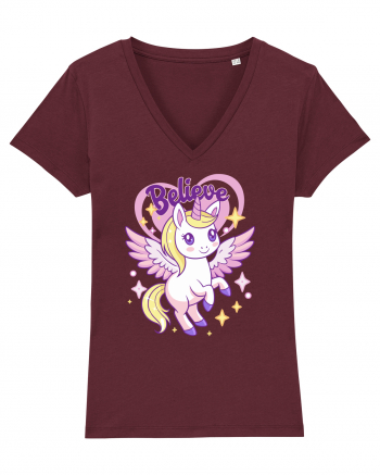 Uniicorn blond dragut - Believe Burgundy