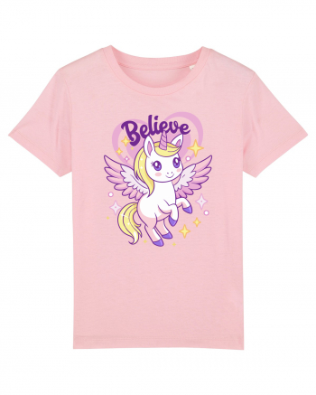 Uniicorn blond dragut - Believe Cotton Pink