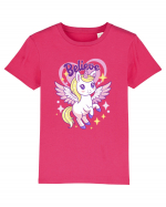 Uniicorn blond dragut - Believe Tricou mânecă scurtă  Copii Mini Creator