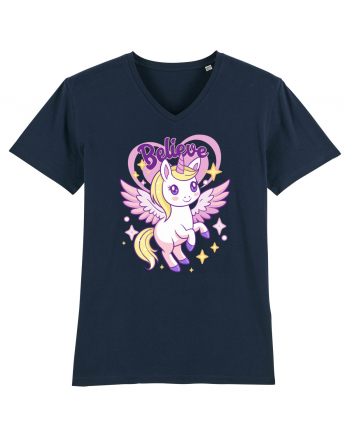 Uniicorn blond dragut - Believe French Navy