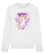 Uniicorn blond dragut - Believe Bluză mânecă lungă Unisex Rise