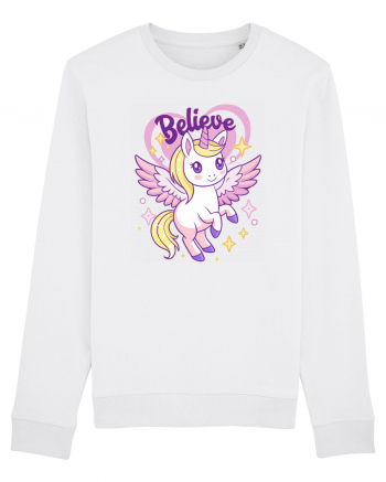 Uniicorn blond dragut - Believe White