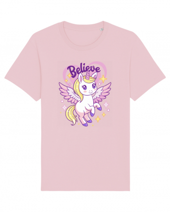 Uniicorn blond dragut - Believe Tricou mânecă scurtă Unisex Rocker