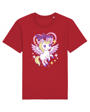 Uniicorn blond dragut - Believe Red